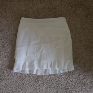 SHEIN White Size S Ruffle Skirt